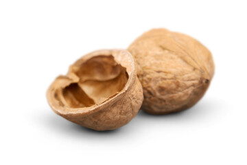 Fresh ripe tasty healthy Nut Walnut shell