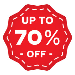 sale promotion and special offer discount price tag label