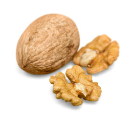 Fresh ripe tasty healthy Nut Walnut