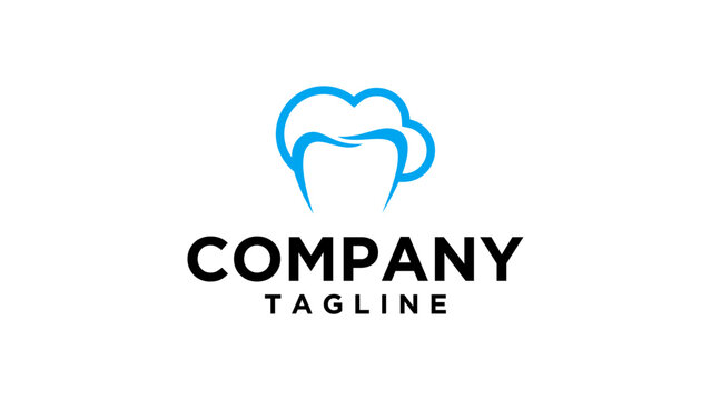  teeth with cloud logo.