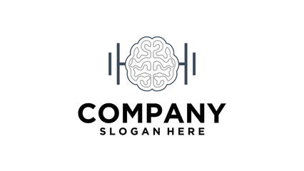  brain fitness logo design