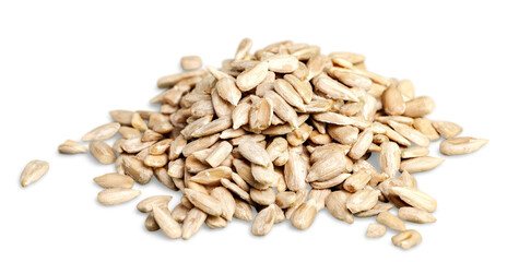 Nuts collection on a white background