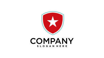 star with shield logo