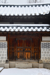 서울, 경복궁의 겨울