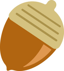 ドングリの可愛いイラスト