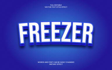 Freezer Text Effect