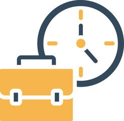 Time Management Vector Icon
