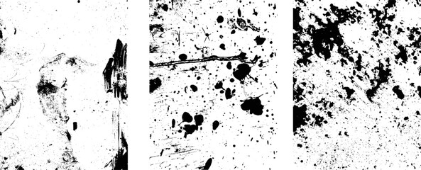Grunge Urban Backgrounds set.Texture Vector.Dust Overlay Distress Grain ,Simply Place illustration over any Object to Create grungy Effect .abstract,splattered , dirty, texture for your design. 