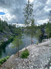 lake in the mountains