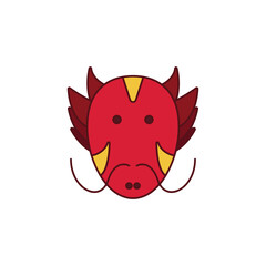 The Dragon theme icon is suitable for web, apk or additional ornaments for your projects about Chinese New Year