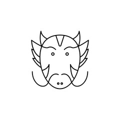 The Dragon theme icon is suitable for web, apk or additional ornaments for your projects about Chinese New Year