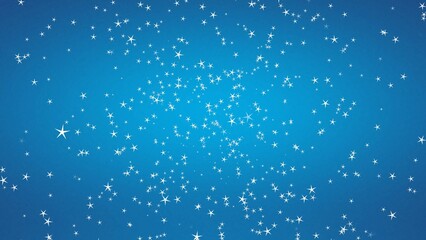 Starry night gradient blue sky
