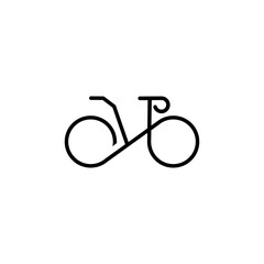 bicycle icon vector logo template