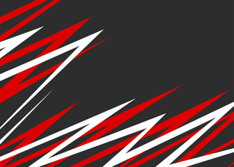 Minimalist background with overlapping zigzag pattern and with some copy space area