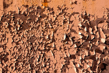 Cracked wall photo／ひび割れた壁