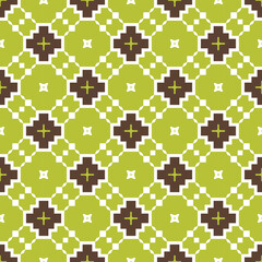 Abstract geometric pattern. A seamless background, vintage texture.	
