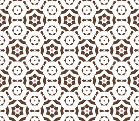 Abstract geometric pattern. A seamless background, vintage texture.	
