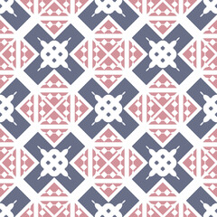 Fototapeta premium Abstract geometric pattern. A seamless background, vintage texture. 