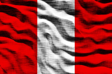 National flag of Peru. Background  with flag of Peru.