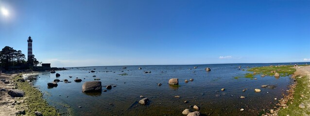 sunset over the lake