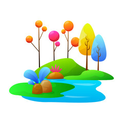 Environment Vector Illustration Colorful
