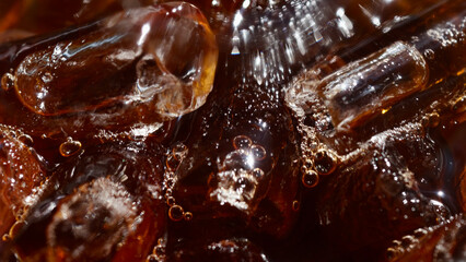 Background image of iced tea in the ice.