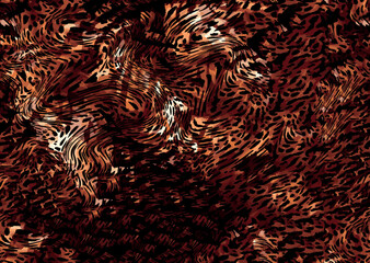 abstract animal skin pattern vector	
