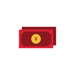 Yuan money themed icon is suitable for web, apk or additional decoration for your project