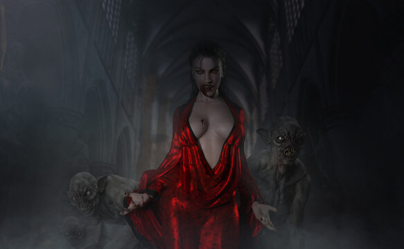 Bloody lady