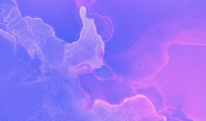 Abstract Paint Gradient. Pink Watercolor Trendy