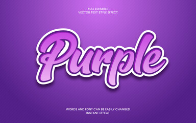 Purple Text Effect
