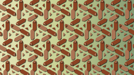 Brown, Seamless, Pattern, geometric, background, to be used as decoration element texture (geometric, backdrop, shapes, repeated, to create unity and consistency in design)