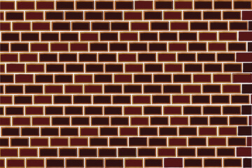 Brick wall seamless texture background Pro Vector illustration
