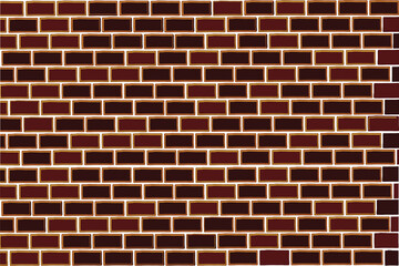 Brick wall seamless texture background Pro Vector illustration
