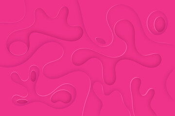 3D abstract pink background , paper cut shapes. Vector design layout for business presentations, flyers, posters , leaflet, cover
