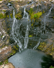 Tamarind falls other name is seven waterfalls in Mauritius island, Rivivière Noire district....