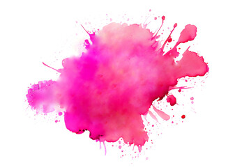pink abstract watercolor splashes background 