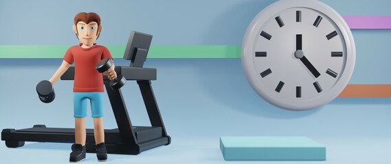 3D rendering of podium for fitness products health products or dietary supplement