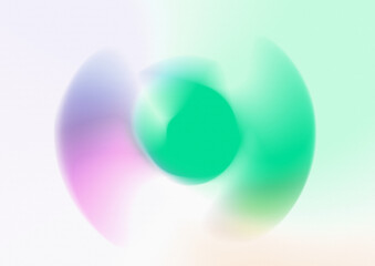 Abstract colorful gradient shapes background