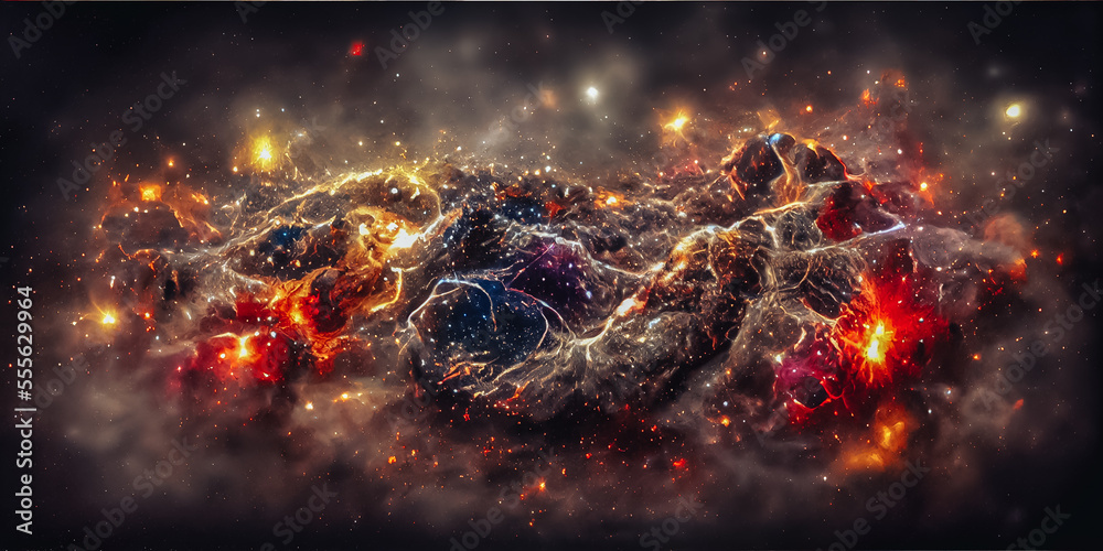 Poster beautiful abstract multi colored background with space arrangement