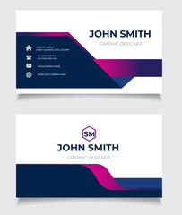 Free vector modern business card template	
