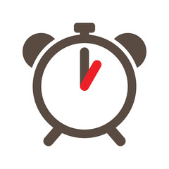 Clock timer simple icon , alarm icon, time vector illustration.