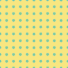 Floral pattern for printing. Repeat pattern of flowers for fabric