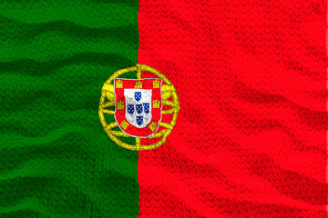 National Flag of Portugal. Background  with flag  of Portugal