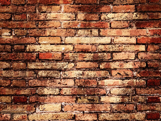 Blank old brick wall background
