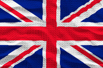 Fototapeta premium National flag of United Kingdom. Background with flag of United Kingdom.