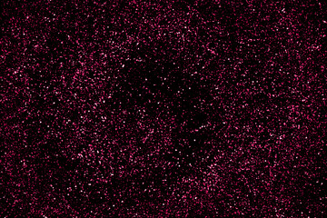Purple magenta pink galaxy space background.  Glowing stars in space.  Night sky with stars.  New Year, Christmas, Valentine and all celebration backgrounds concepts.