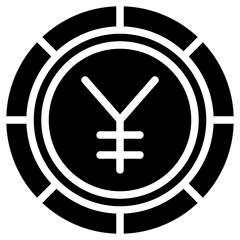 yen glyph icon