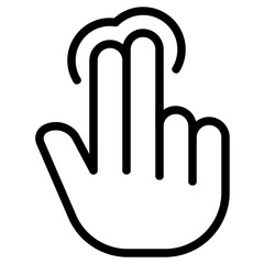 double tap line icon