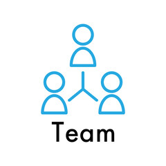 People line icon, Teamwork concept, Infographic sign PNG